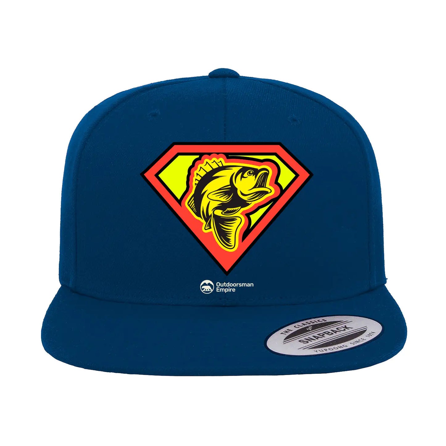 Super Fishing Flat Bill Cap