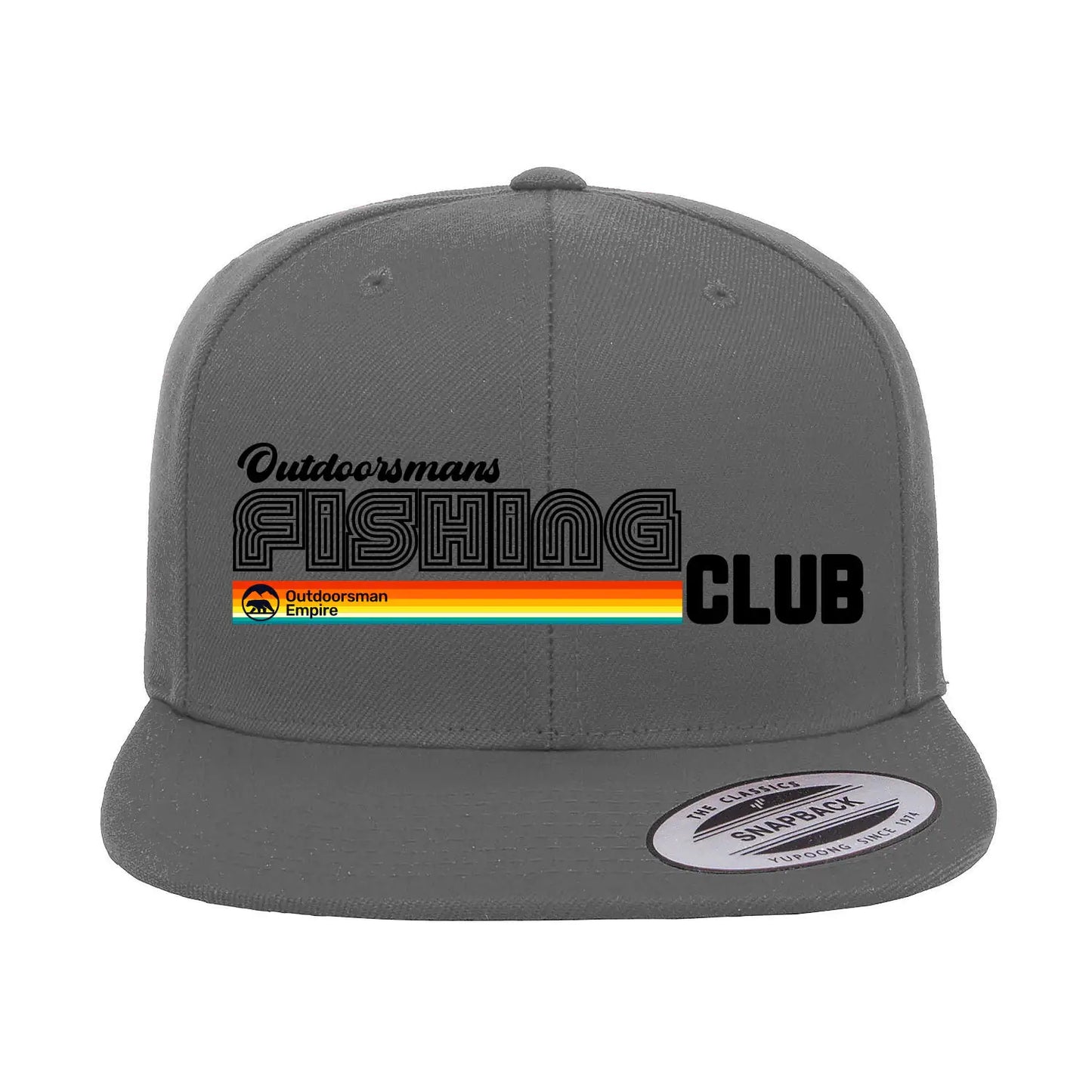 Outdoorsman Fishing Club Disco Flat Bill Cap