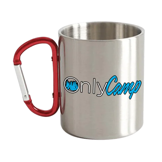 Only Camp Carabiner Stainless Steel Mug