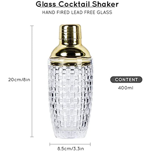 Glass Cocktail Shaker