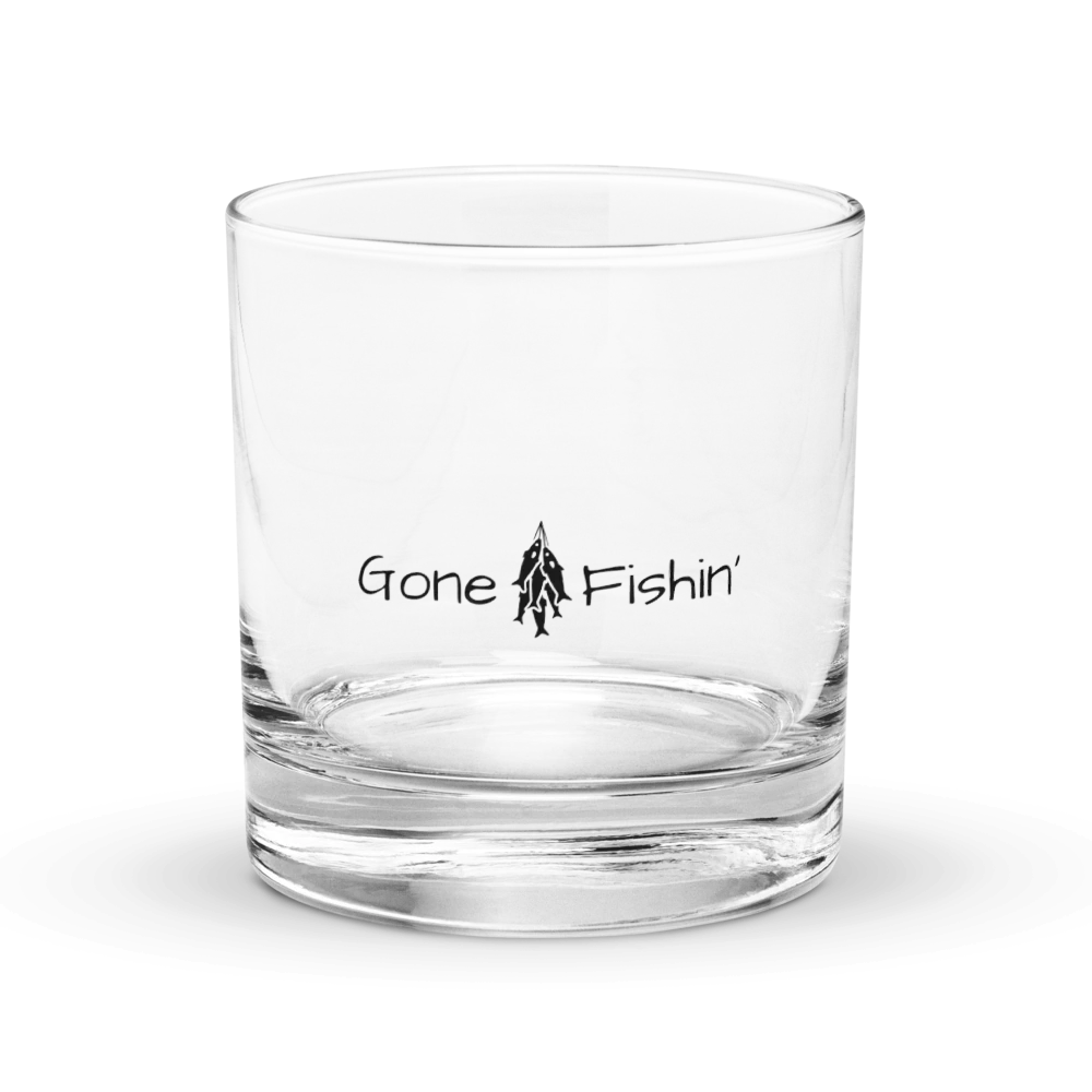 Barn & Bramble Original Gone Fishin' Whiskey Glass