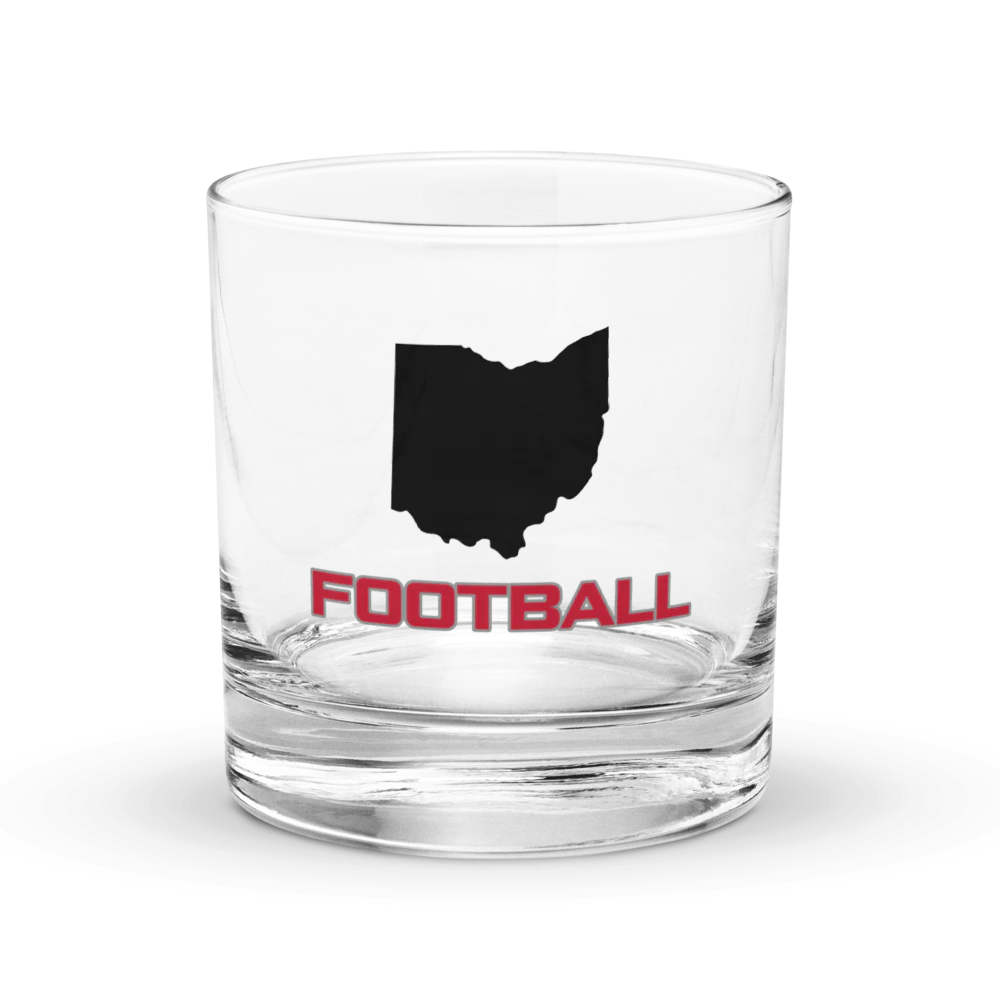 Ohio State Whiskey Glass- Football 1st Edition