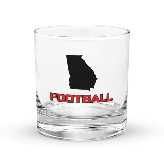 Georgia Whiskey Glass- Football 1st Edition