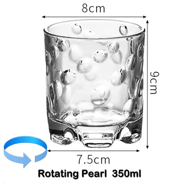 Rotating Old Fashioned Whiskey Glass