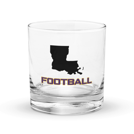 Louisiana State Whiskey Glass- Football 1st Edition