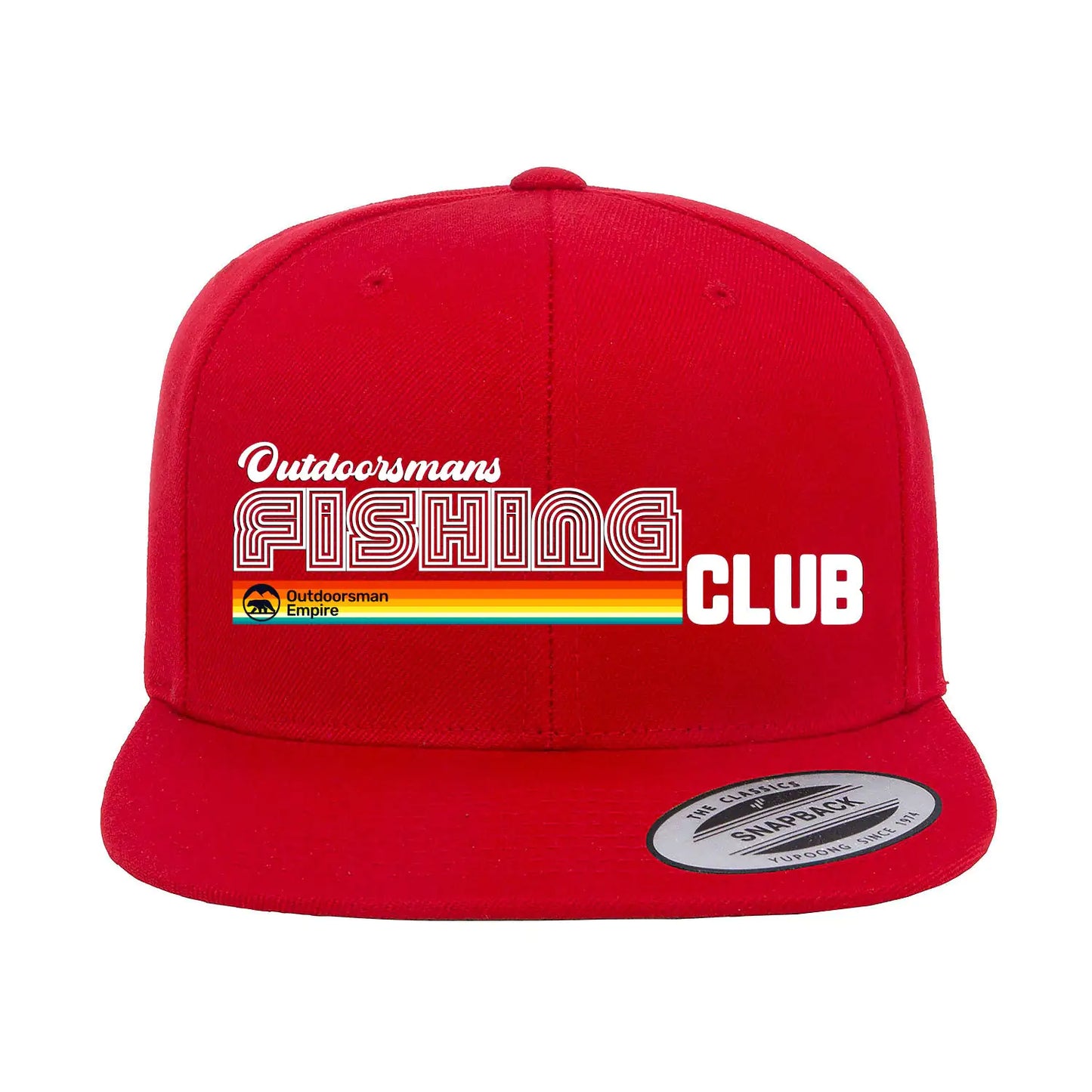 Outdoorsman Fishing Club Disco Flat Bill Cap