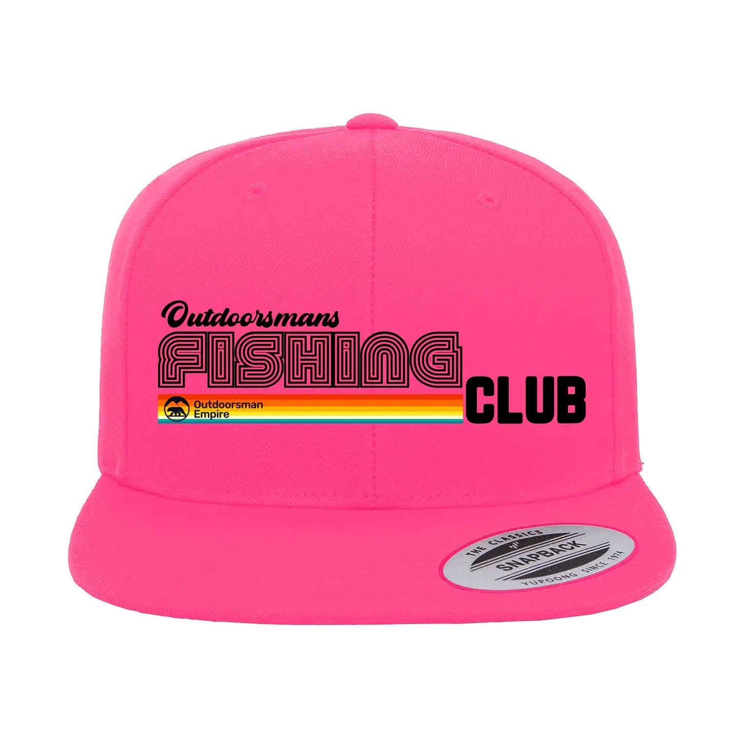 Outdoorsman Fishing Club Disco Flat Bill Cap