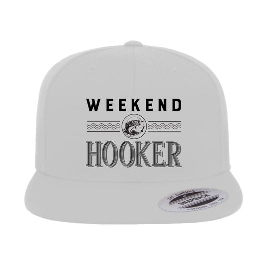 Weekend Hooker Embroidered Flat Bill Cap