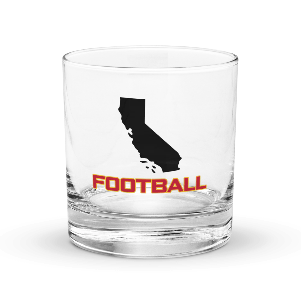 Southern California Whiskey Glass- Football 1st Edition